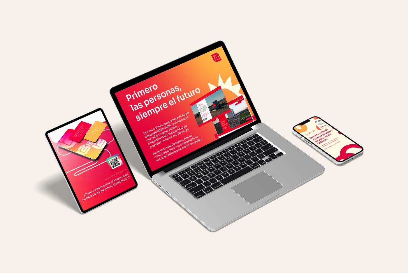 Piezas de comunicación diseñadas por Jengibre